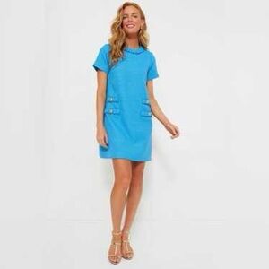 Tuckernuck *NWT* Tweed Jackie Blue Dress in Capri